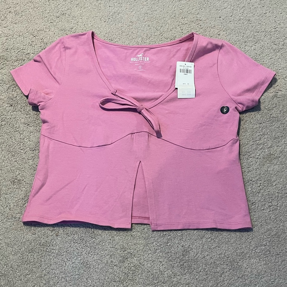 Pink Baby Tee with Bow